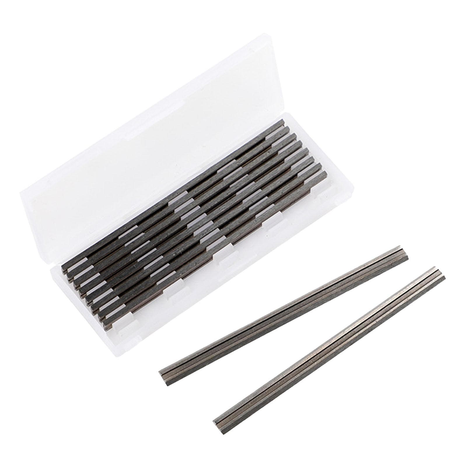 10Pcs Planer Blades High Speed Steel Industrial Planer Blades Knives for Craftsman