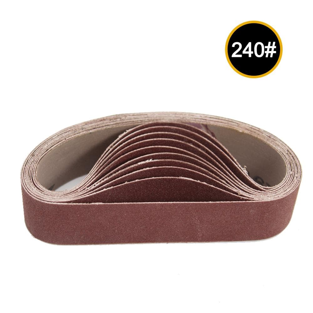 10pcs 30x330mm Abrasive Sanding Belts 800 Grit Sanding Grinding Polishing Tools for Sander Power 240#