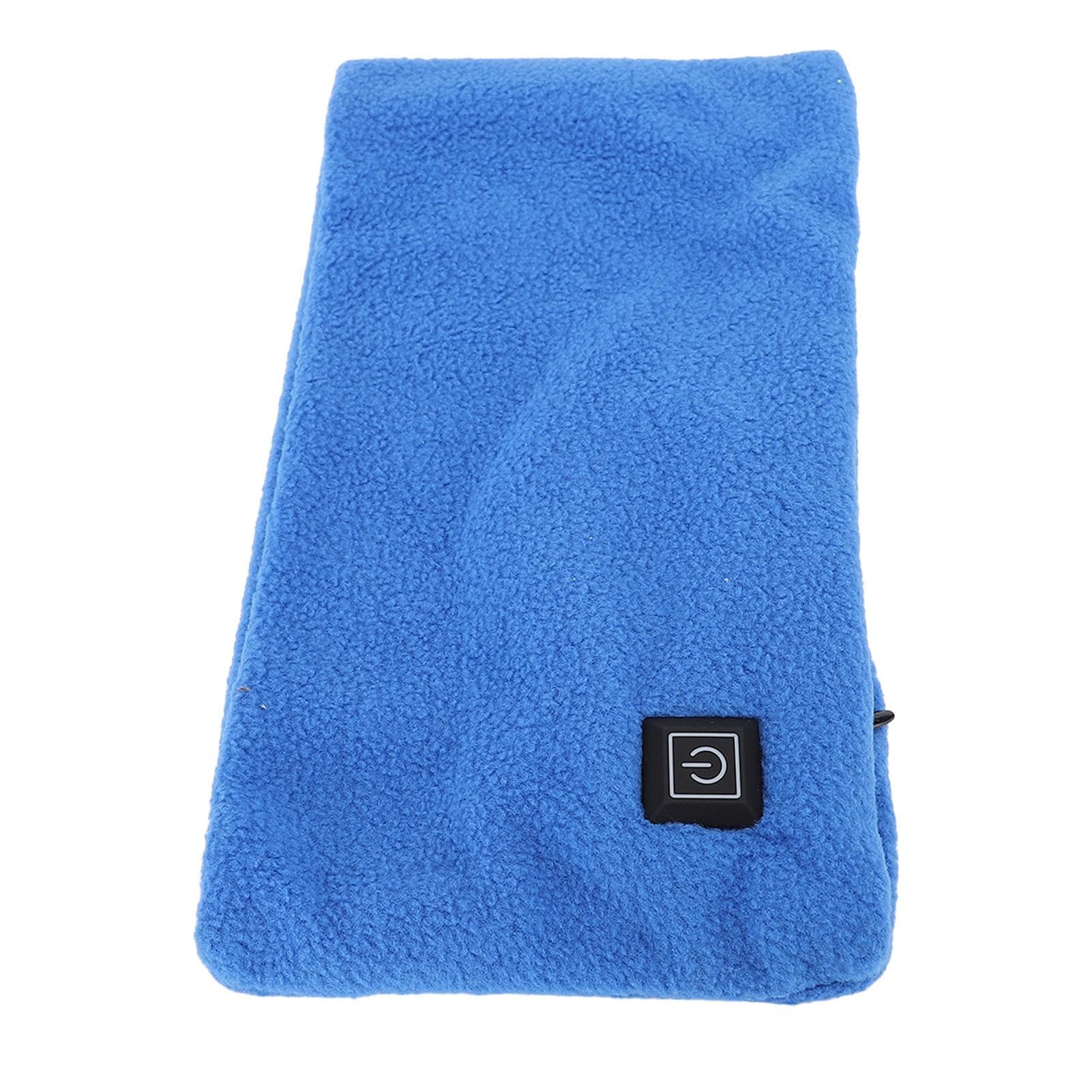 Heated Scarf Women Men Electric Heating USB Powered Neck Warmer for Winter Outdoor Cycling Pink