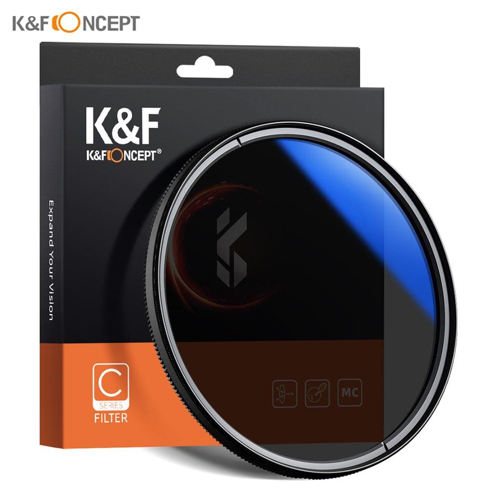 K&F CONCEPT 62mm Ultra Slim CPL Filter Optics Multi Coated MC Circular Polarizering Polarized 62mm