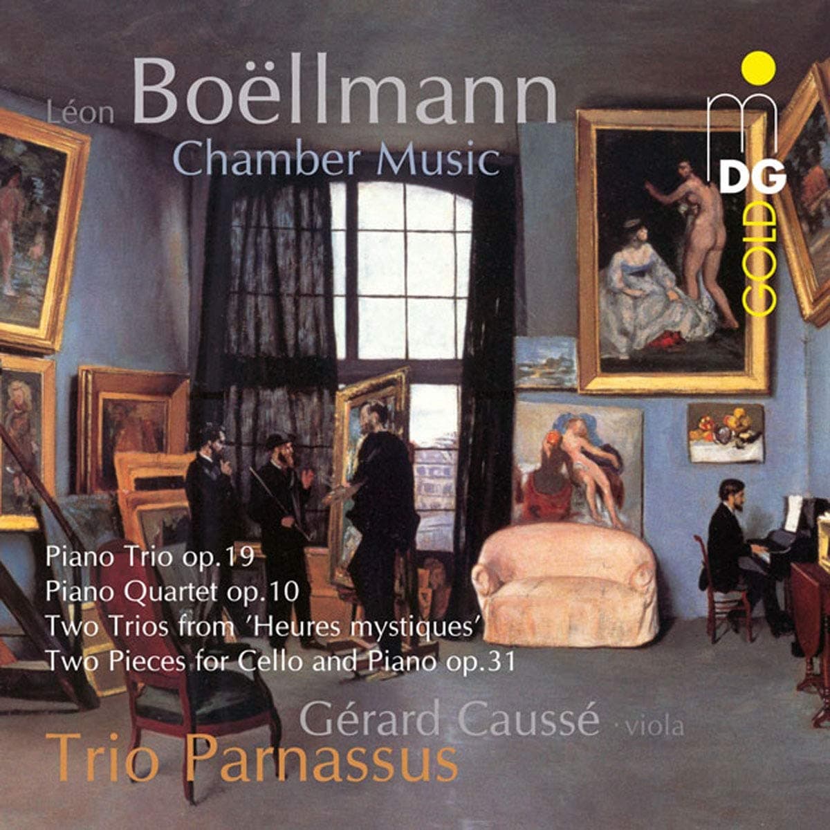 CD TRIO PARNASSUS GTRARD CAUSST - Boellmann: Piano Trio Op. 19 Piano MDG30317552 Non Japan Music Others Used