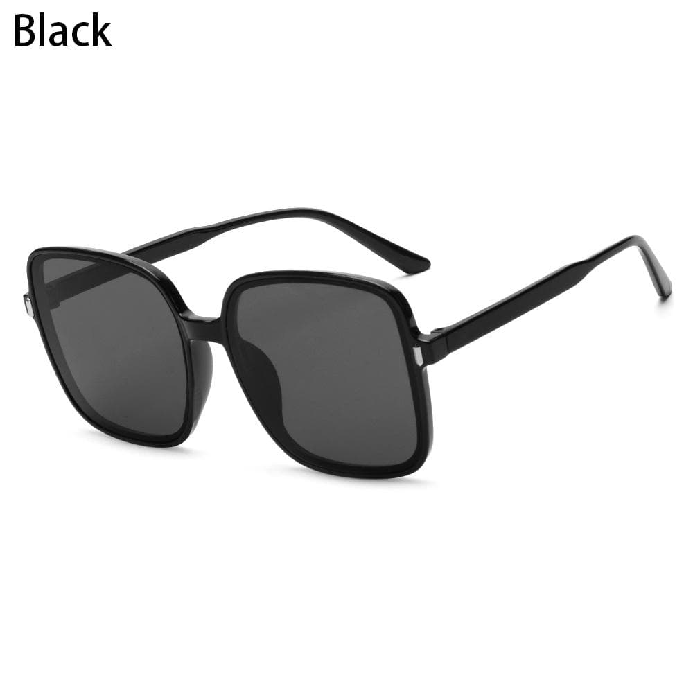 Oversized Sunglasses Women Luxury Designer Vintage Square Sun Glasses Classic Eyewear for Lady UV400 Big Frame Luxury none