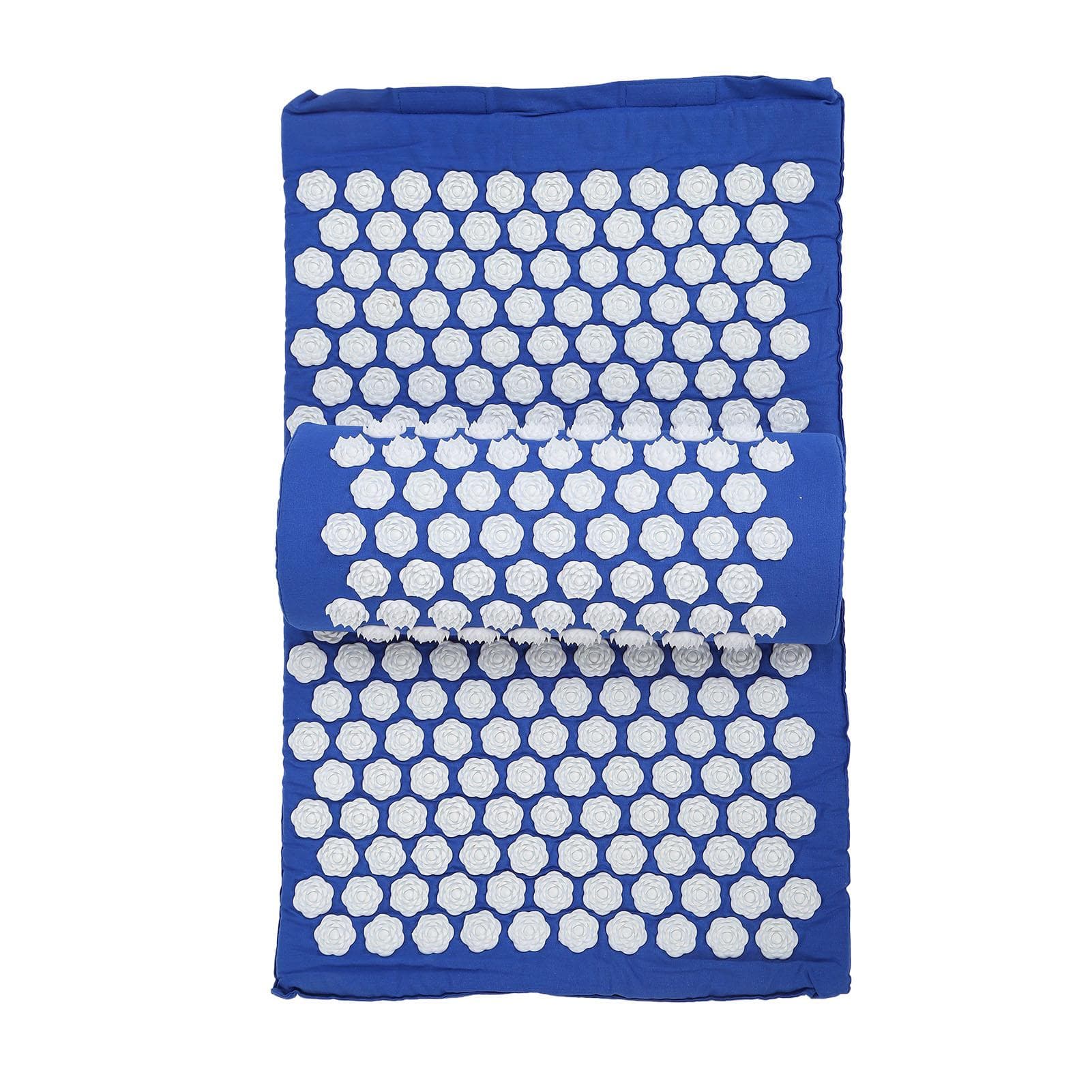 Acupressure Pad Massage Relax Muscle Reduce Neck Back Shoulder Head Pain Stress Relief Acupressure royal blue