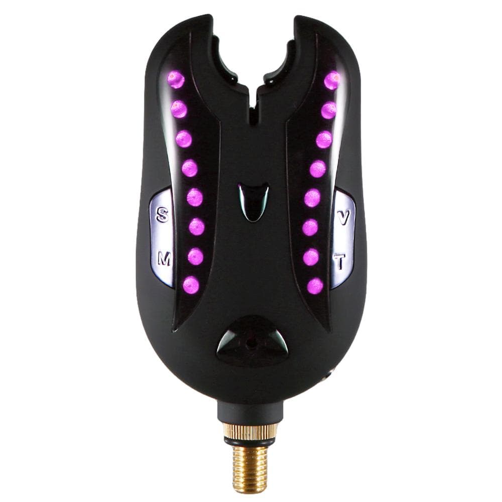 Lixada Wireless Digital Fishing Alarm Fishing Bite Alarms Set Fishing Receiver Sound Alert Kit Led JY-16 pink