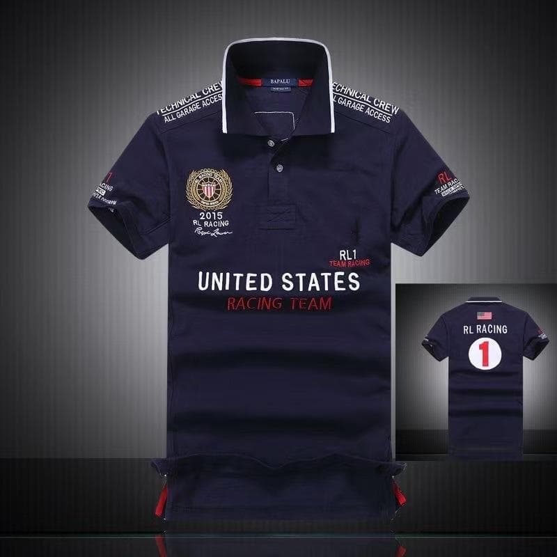Summer Embroidery Polo Shirt Men Business Casual Polo Homme Short Sleeve Cotton Plus Size Tops XXL