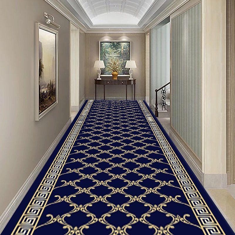 All Size Hallway Carpet Wedding Corridor Rug Stairs Carpet Home Floor Runners Rugs Hotel Entrance Aisle Floor Long Rug Bedroom 90x100cm