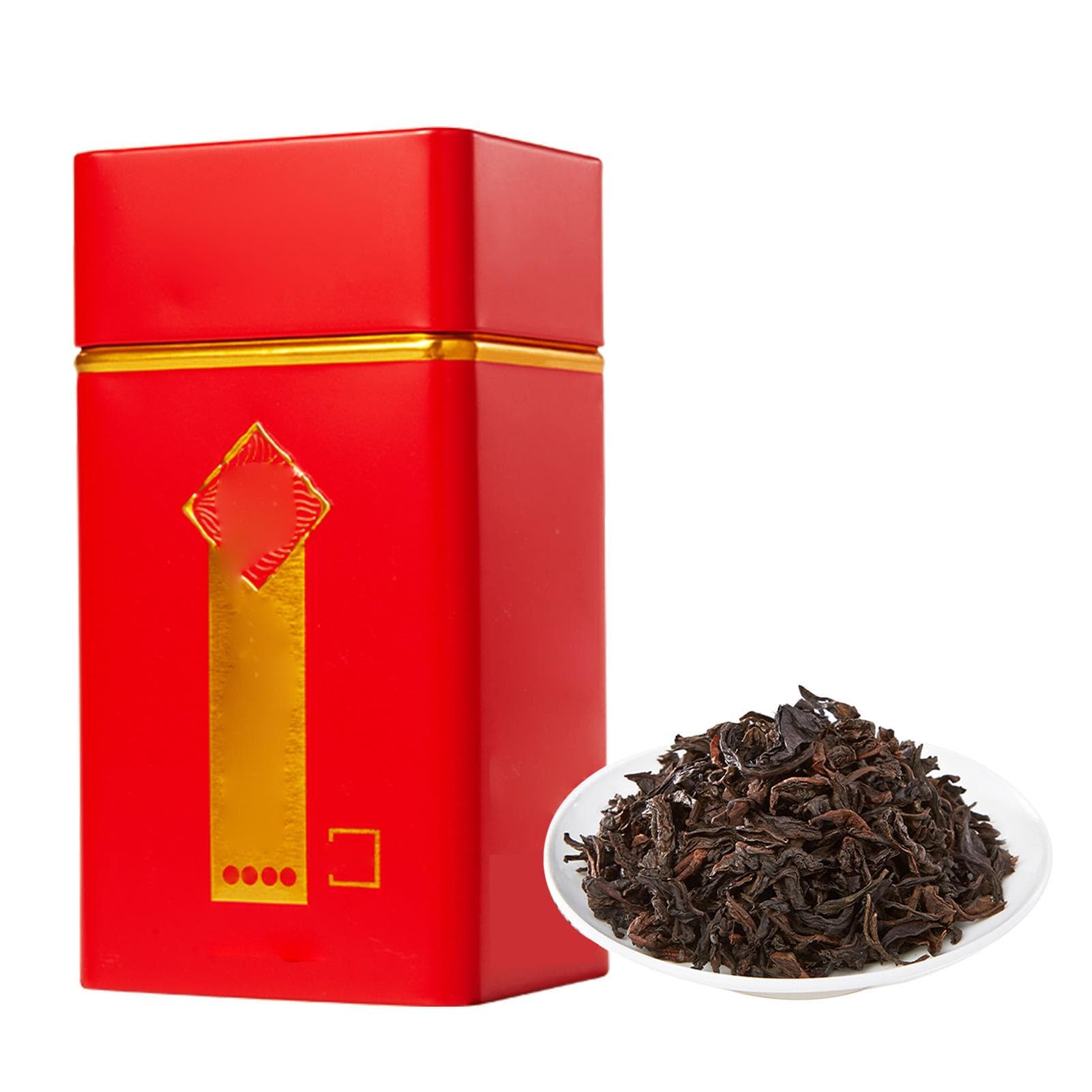 50g Dahongpao Tea Highly Flavored Canned From Wu Yi Mountain Chinese Oolong Tea for Party Gift
