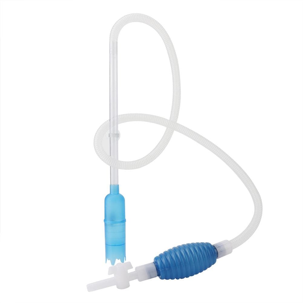 HS-M Large Aquarium Manual Water Changer Gravel Cleaner Fish Tank Pump Cleaning Tools Accessory less than br more than