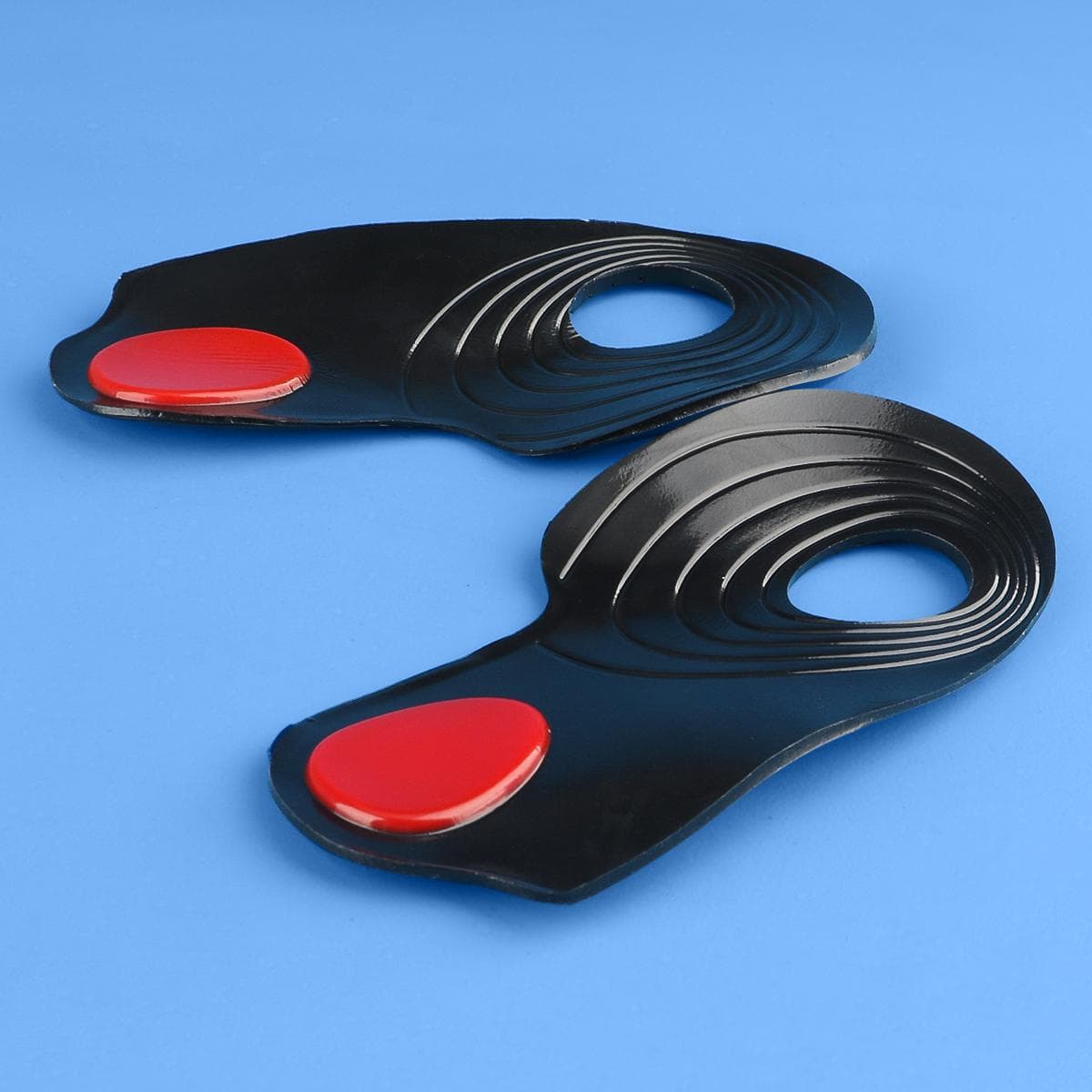 Orthopedic Flat Feet Correction Heel Pain XO-Legs Orthotic Insoles for Arch Support Shoes Inserts Soles Inserts Man Woman Unisex M 37-39 black