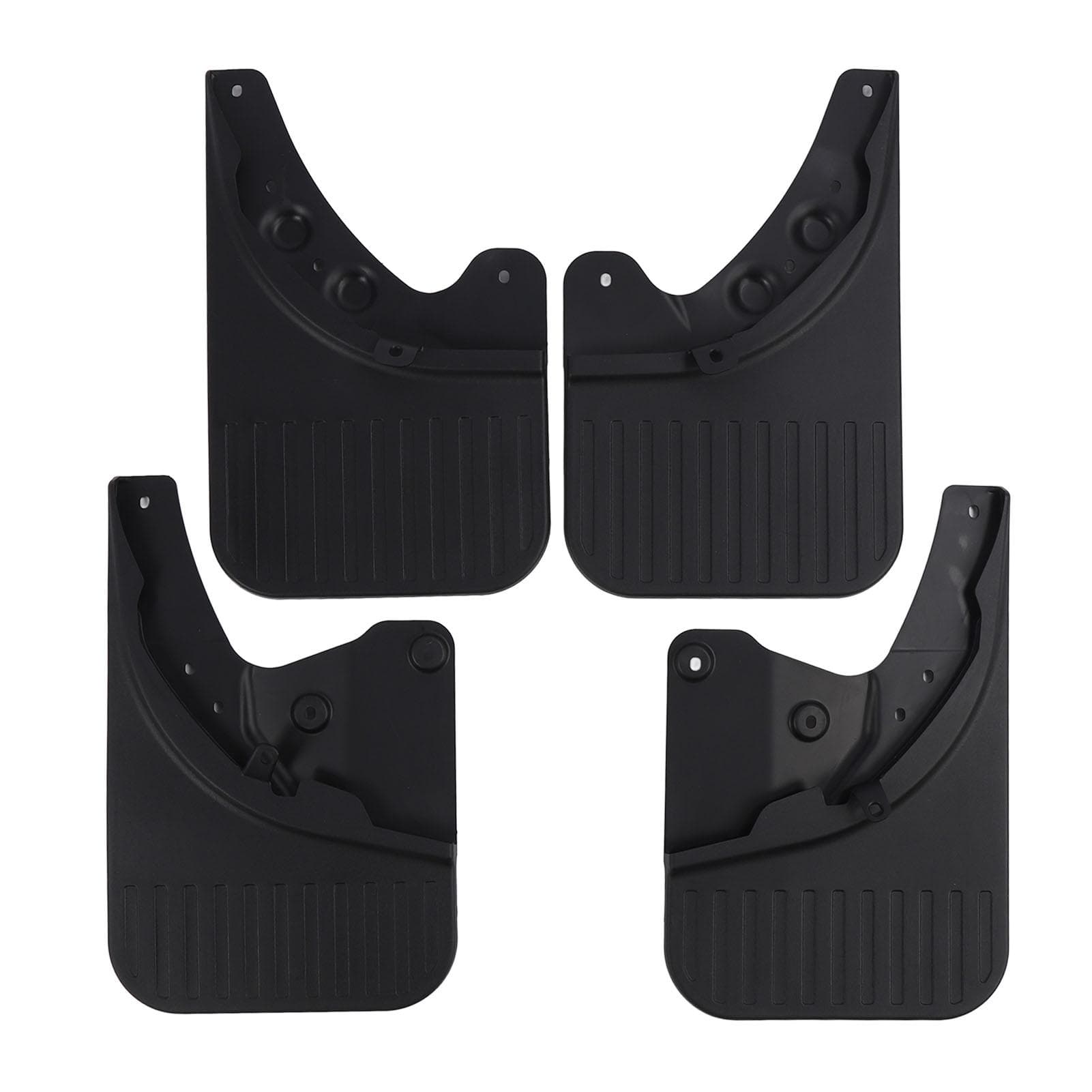 4PCS Car Wheel Mudguards Shockproof Elegant Scratch Resistant Front Rear Splash Guards Set for