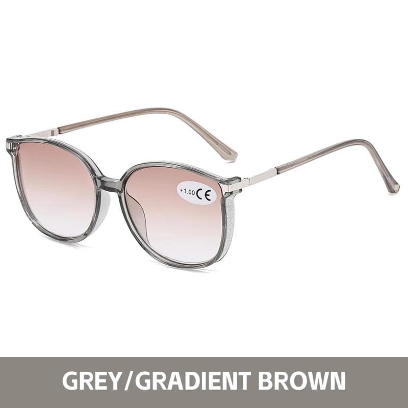 Women's Reading Glasses 0 To 4 0 Large Frame Sunglasses Presbyopia Glasses Multi Functional Style As Sunglasses 4