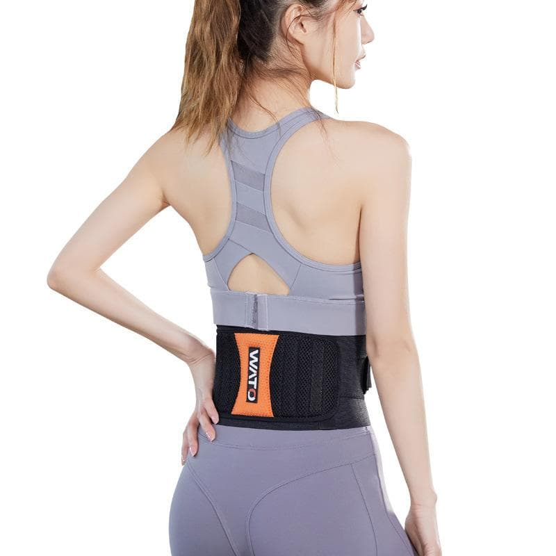 Sports Belt Steel Plate Support Fitness Belly Contracting and Slimming Waistband Breathable New Belt Waist XL