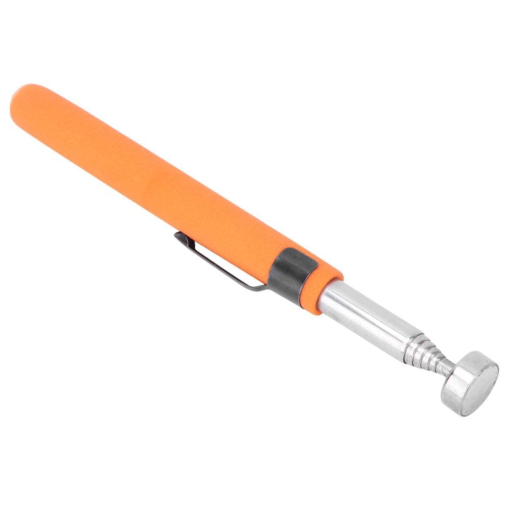 Strong Magnetic Pickup Pen Telescopic Pen Shaped Pickup Tool for Screws Nuts(8 Pound Orange)