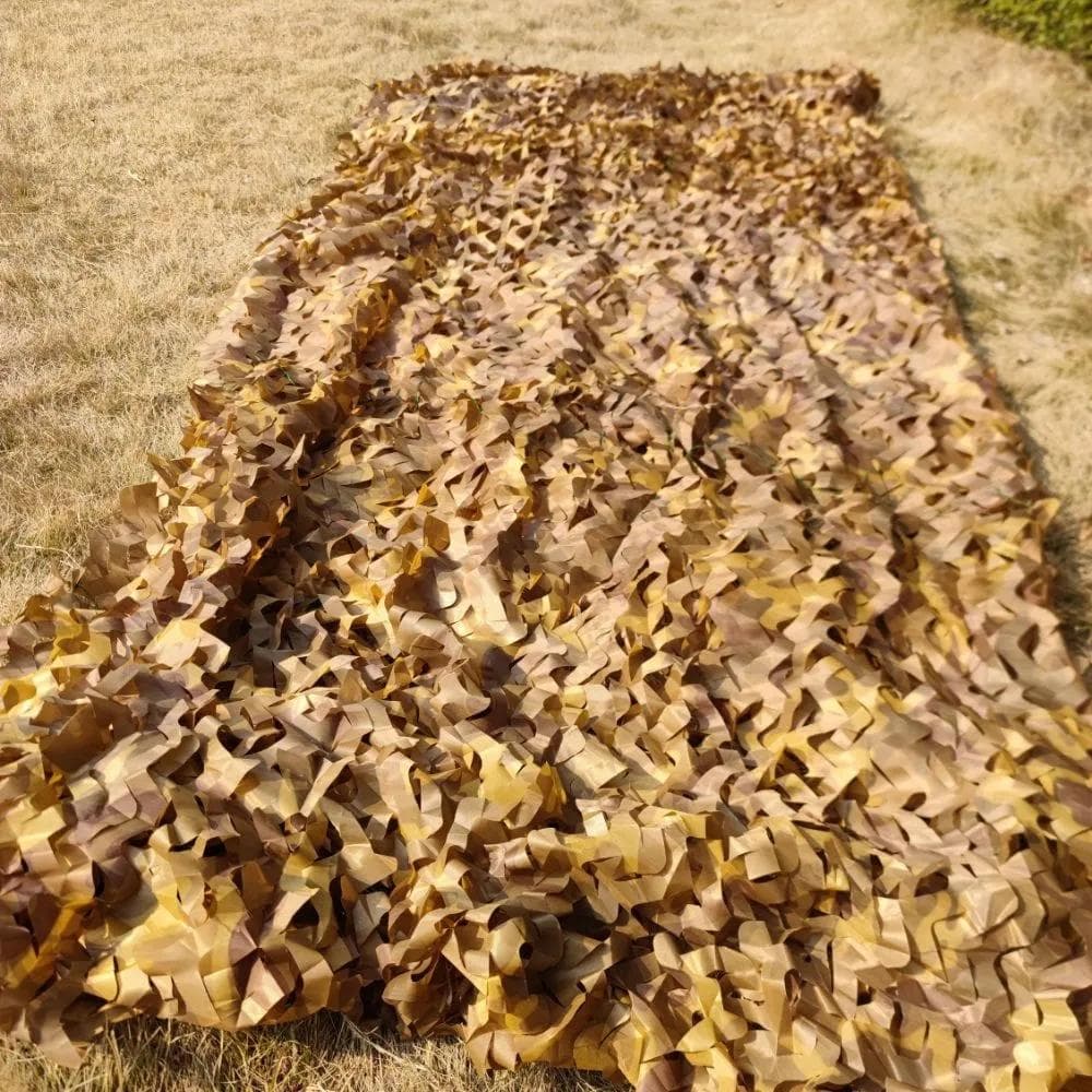 Outdoor Camouflage Net Sun Protection For Camping Shooting Hunting Hide Decoration Green/White/Blue/Khaki 2*3m yellow camouflage