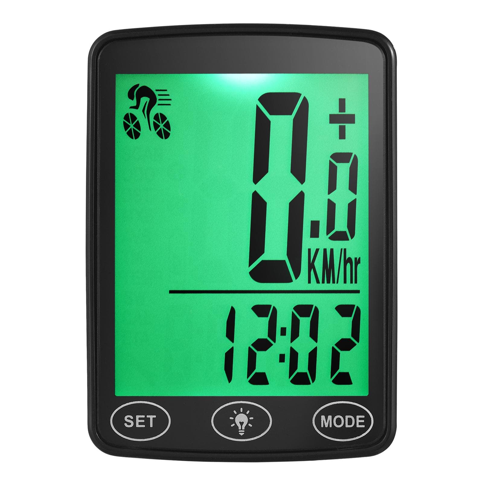 Waterproof Bike Computer with LED Backlight Bicycle Speedometer Odometer Calorie Counter and Wireless