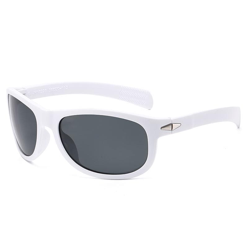 Fashion Cycling Sunglasses UV Protection Sports Goggles Black Silver for Men Women Outdoor Camping Hiking Bicycle Eyewear