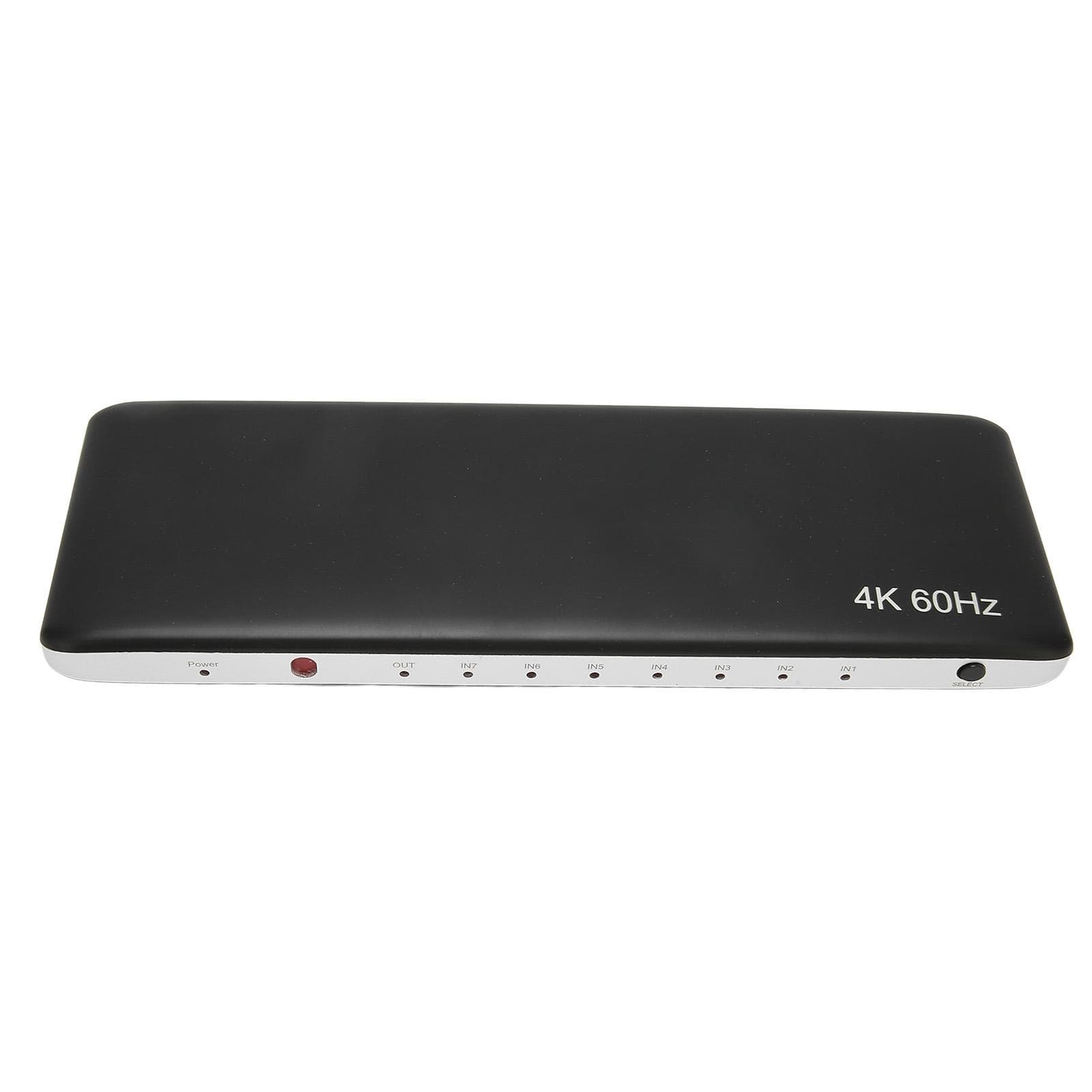 HD Multimedia Interface 2.0 Switch 7 in 1 Out HDCP 2.2 Support 4K 60Hz UHD 3D Video Switcher UK Plug