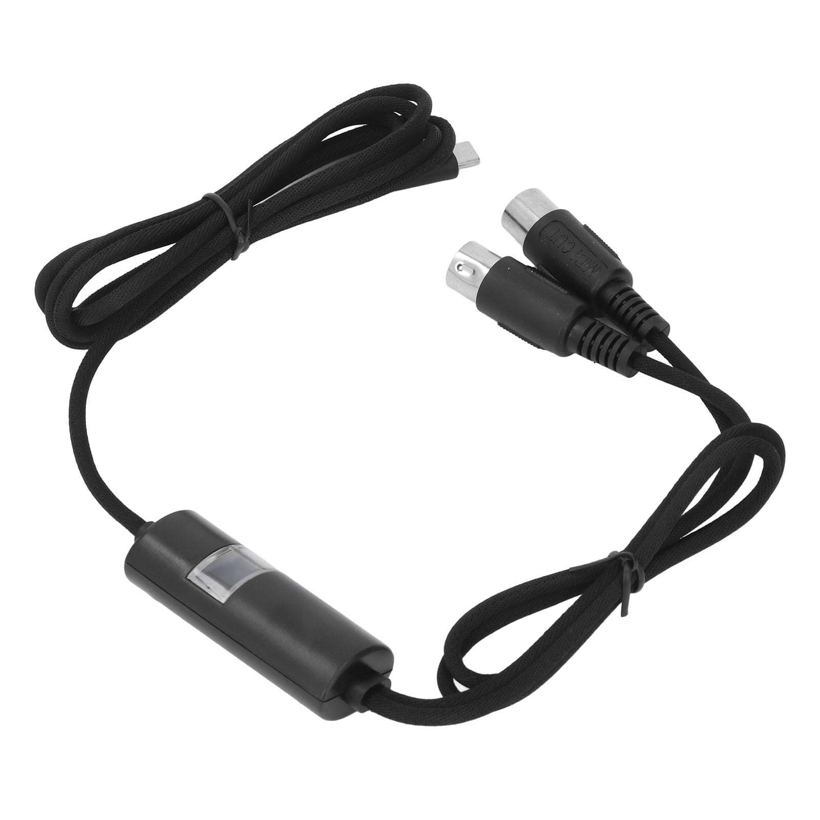Type C to MIDI Cable 5ft Type C MIDI Interface Adapter MIDI to Type C Cable Converter for Music