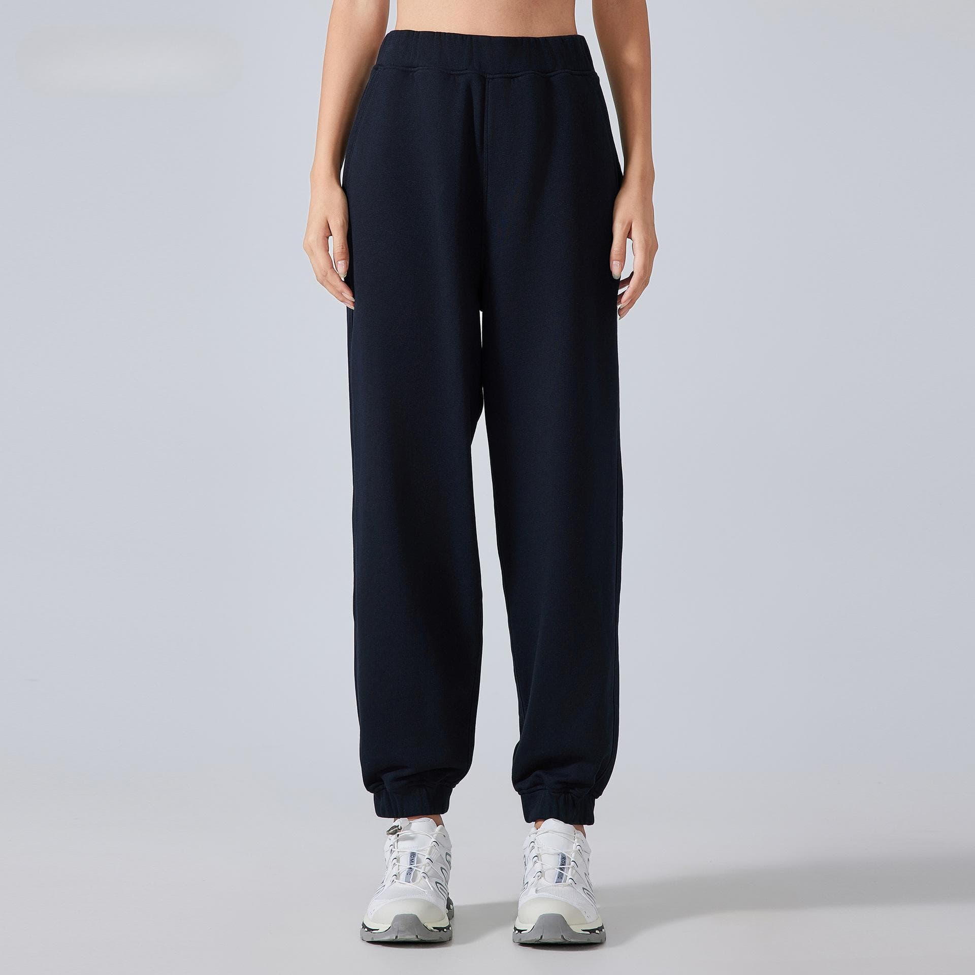 Sports Sweatpants for Women In Autumn and Winter New Loose Feet Casual Trousers Versatile High-waisted Running Fitness Pants 3XL