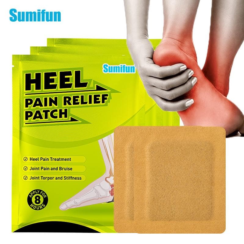 6pcs Sumifun Heel Plaster Pain Relief Patch Herbal Bone Spurs Achilles Stickers Foot Care Treatment Patches 6pcs/bag