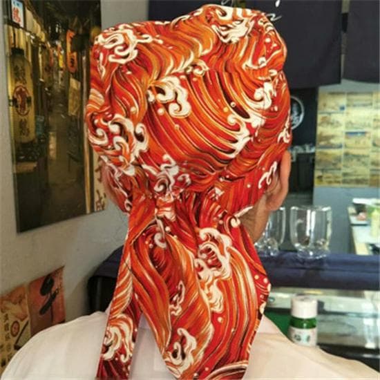 Unisex Japanese Kitchen Chef Hat - Ideal for Restaurants & Fast Food Adjustable