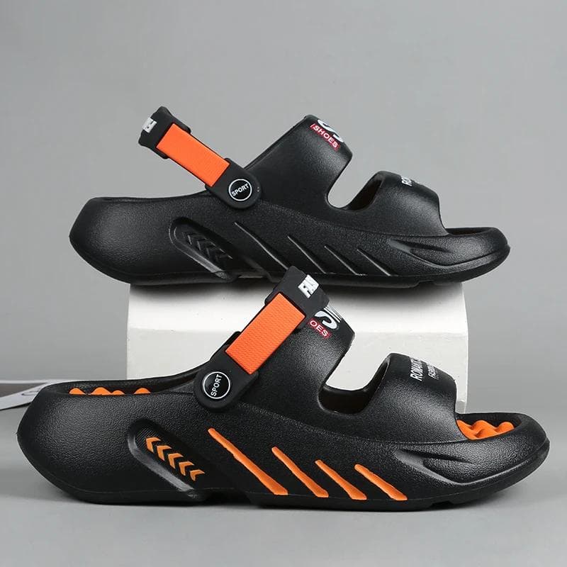 Men's Sports Shoes for Men 2024 Summer Man Sandals Casual Sneakers Mens Sandals Genuine Leather Flat Sandal Men's slippers Sale 45-46
