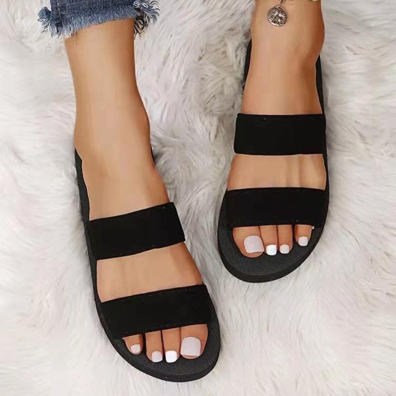Women Flat Flip-flops Slippers Comfortable Non-slip Sandals Bohemian Style Flip Flop Home Bathroom Fashion Slippers Slide 36