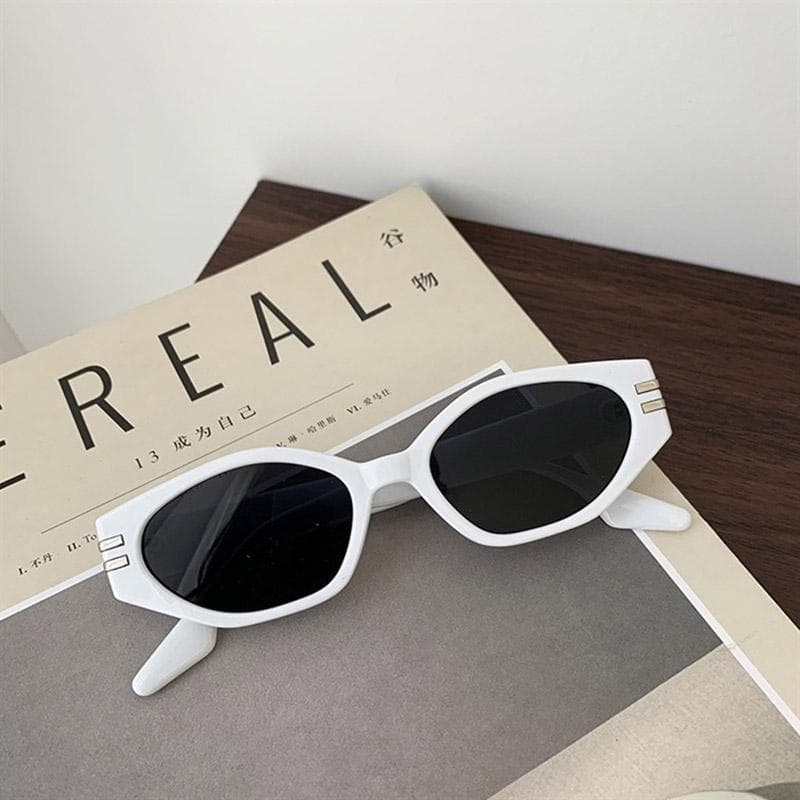 Luxury Brand Women's Sunglasses Retro Narrow Frame UV400 Sun Protection Eyewear for Men and Women