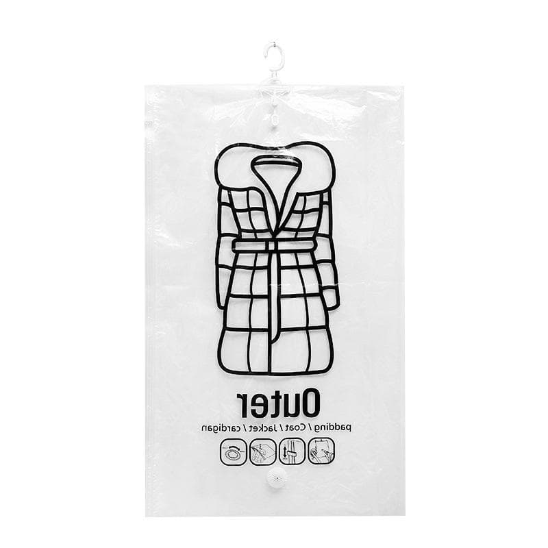 Vacuum Bag Foldable Transparent Border Compression Pouch Sealed Bags Save Space Clothing Storage 110x70cm