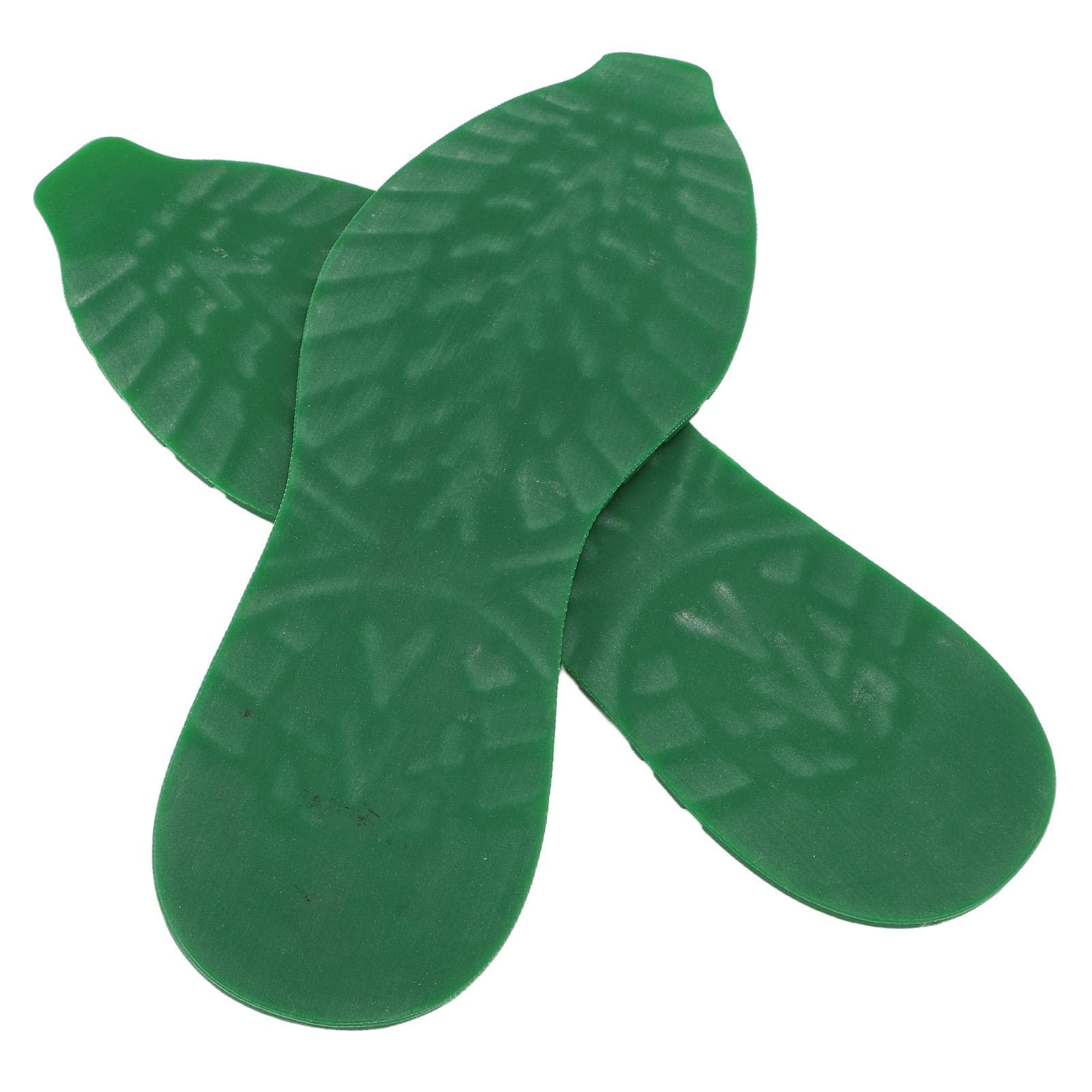 1 Pair Non Slip Shoe Sole V Pattern Rubber Basketball Replacement Sheet Wear Resistance Sole Repair green