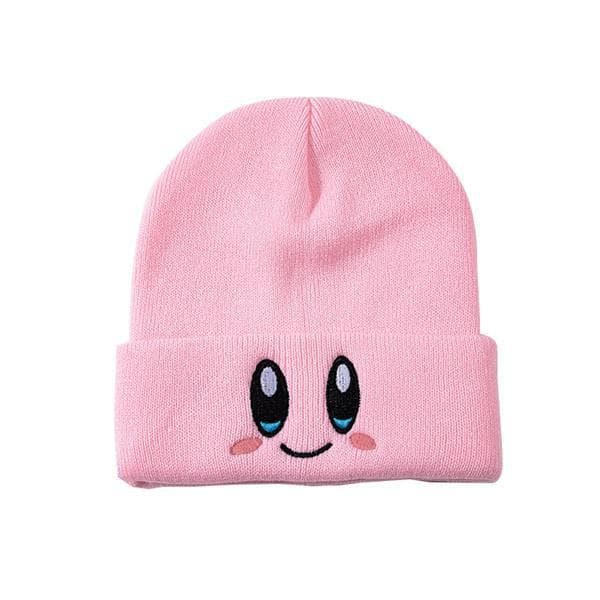 1Pc Autumn and Winter Leisure Cartoon Cute College Style Knitted Hat Unisex Adult Children Hat Hip Hop Autumn Winter Gift pink