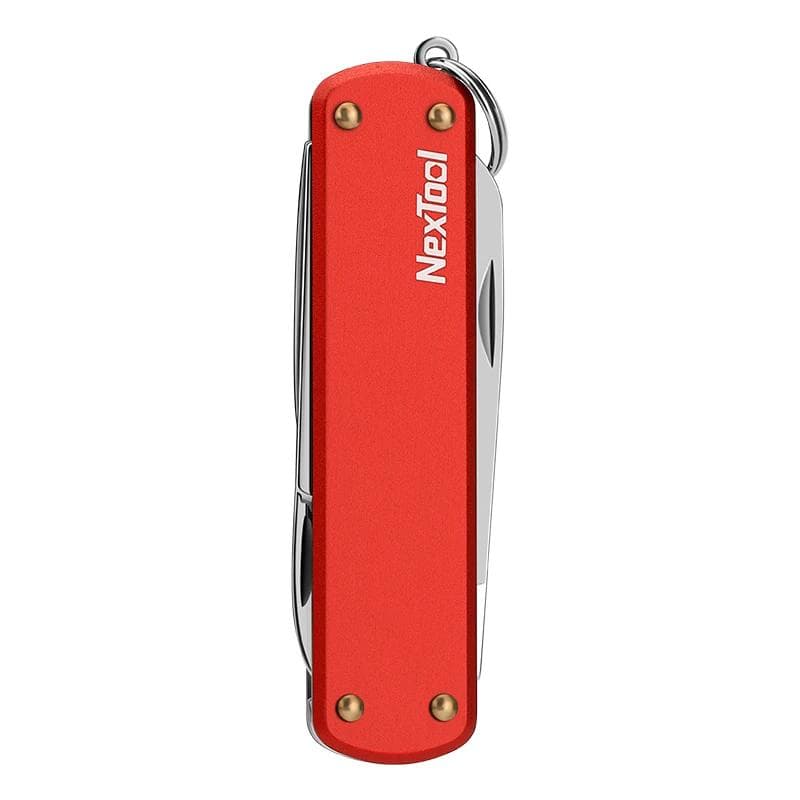 Xiaomi NexTool EDC Mini Knife Multitool Folding Scissors Screwdriver Pocket Knife Portable Outdoor Cutter Multipurpose Repair Tools red