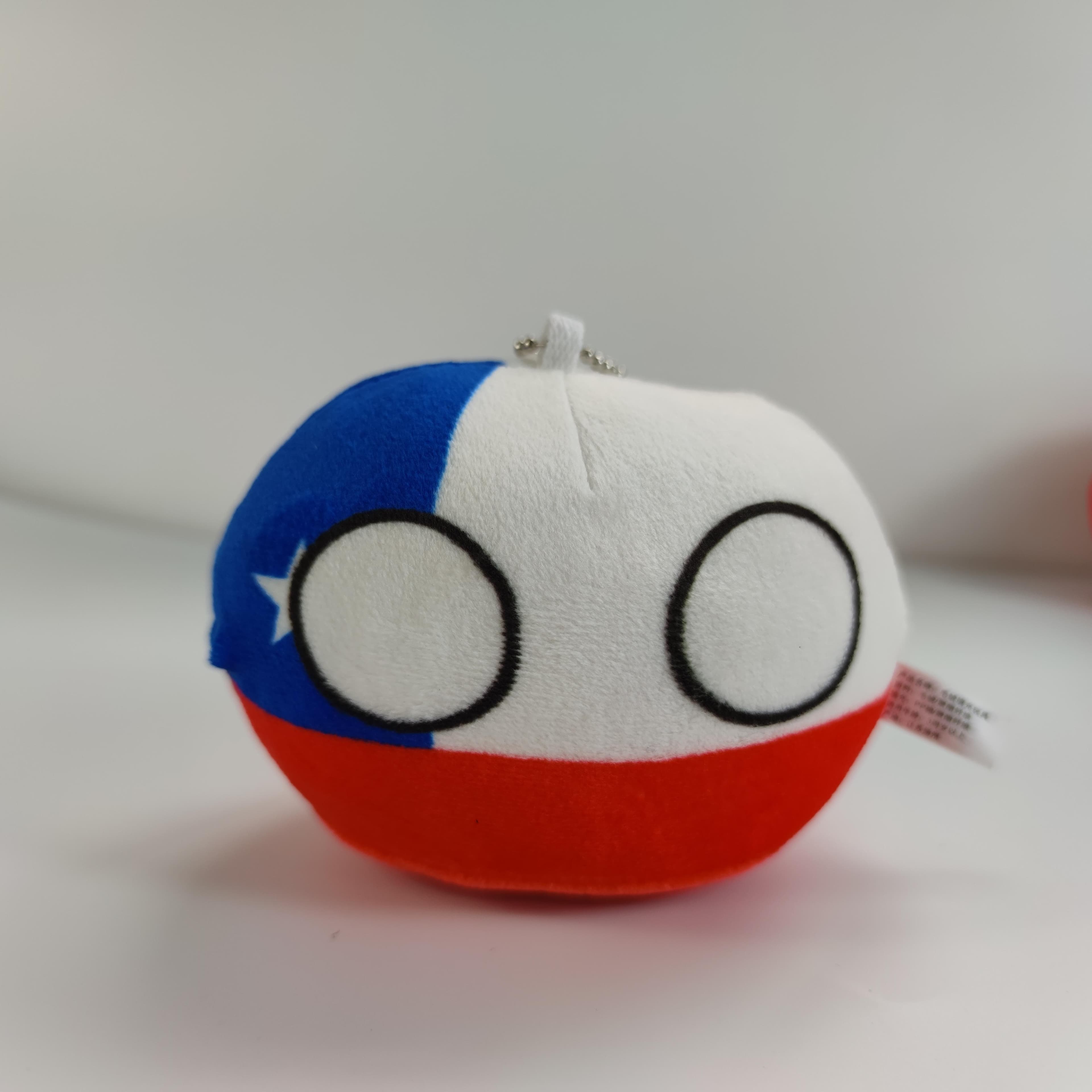 10cm Polandball Mini Plush Toy Kazakhstan Israel Palestine Iraq Egypt Countryball Anime Peripheral Gifts Chile