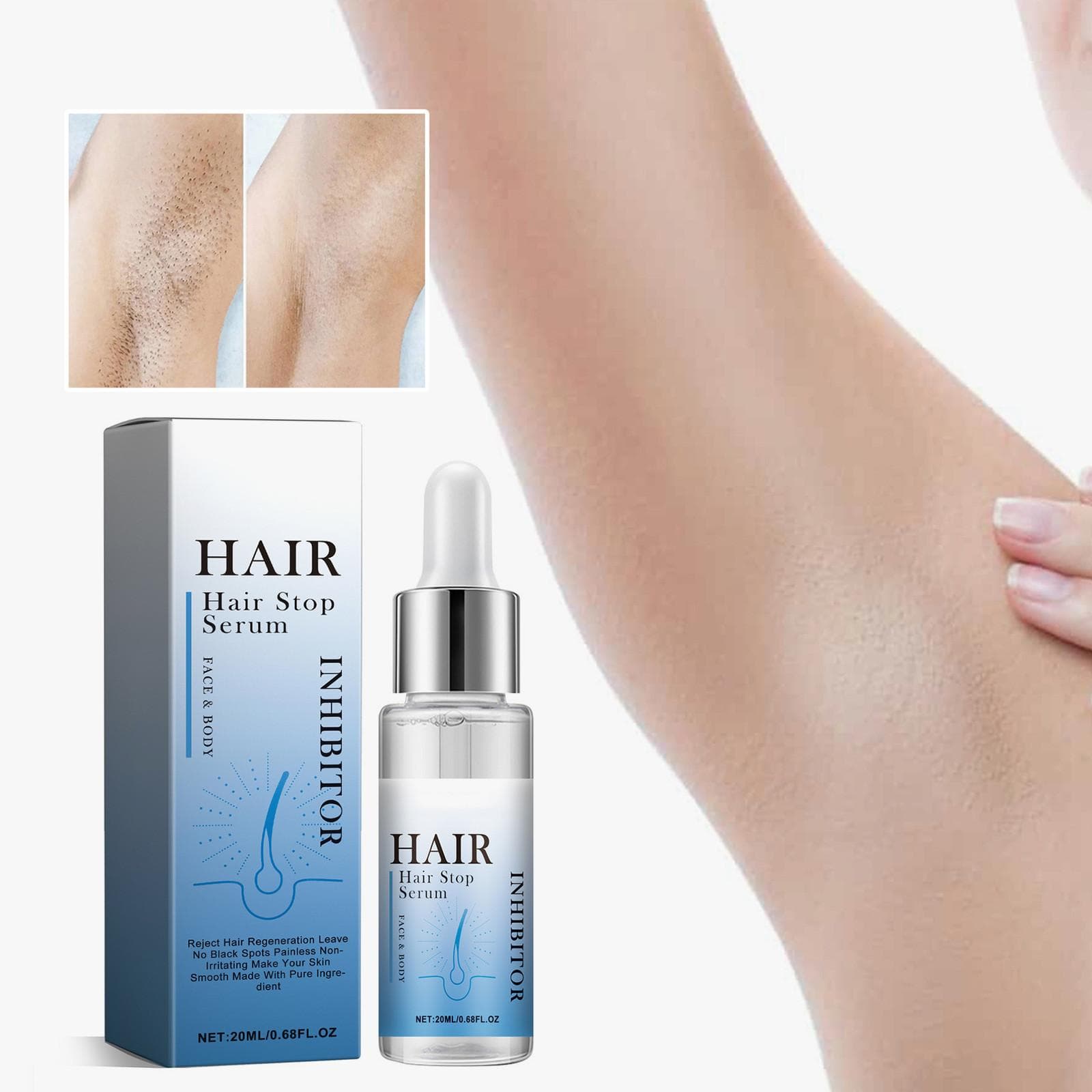Hair Removal,Essence Remover Stops Hair Essence Hair Removal And Ease Moisturizer 20ml