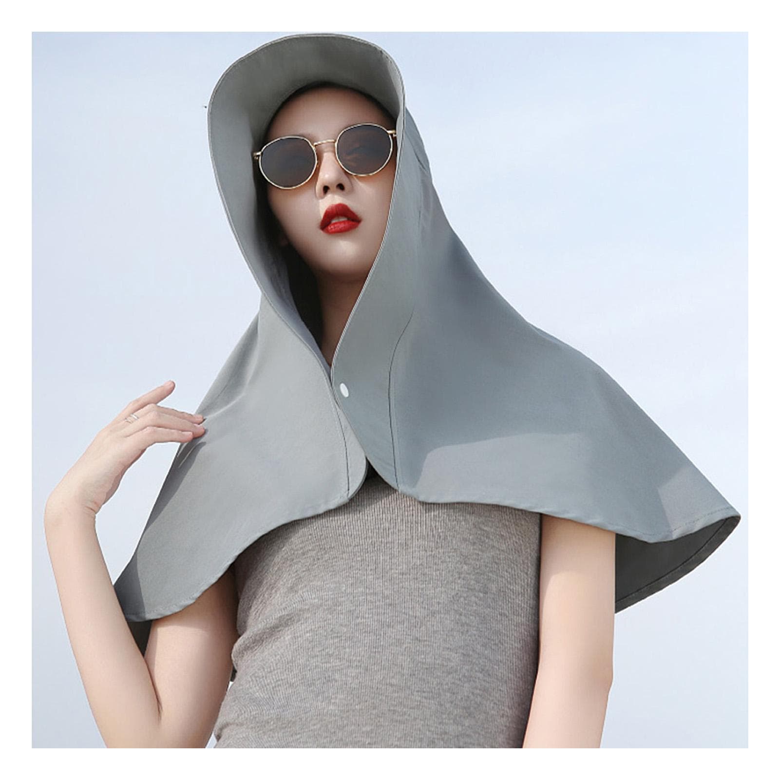 Women Sun Protection Fishing Hat Wide Brim UV Protection Sun Protection Hat for Summer Hiking
