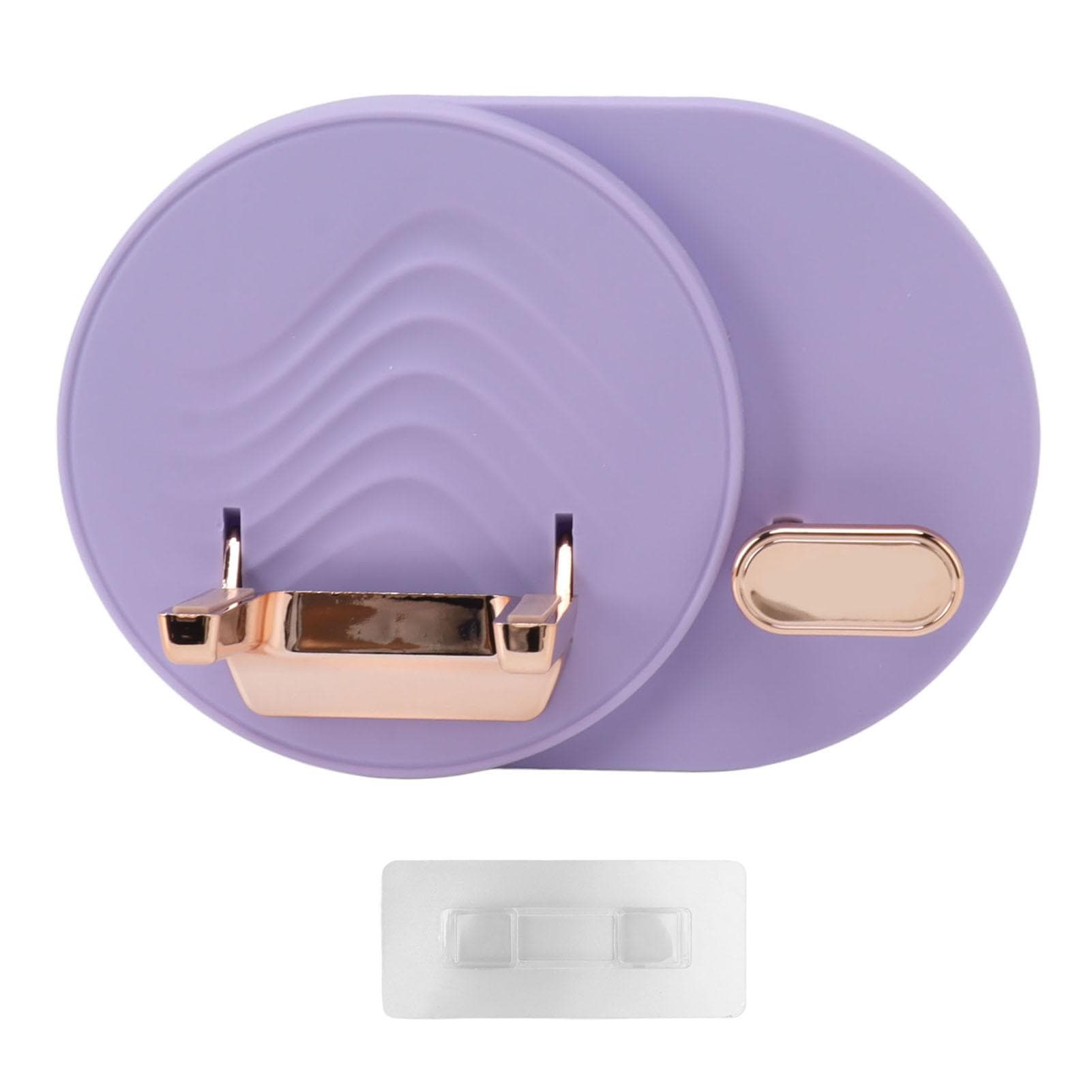Hair Dryer Shelf Wall Mounted Space Saving Punching Free Cable Storage Blow Dryer Holder for