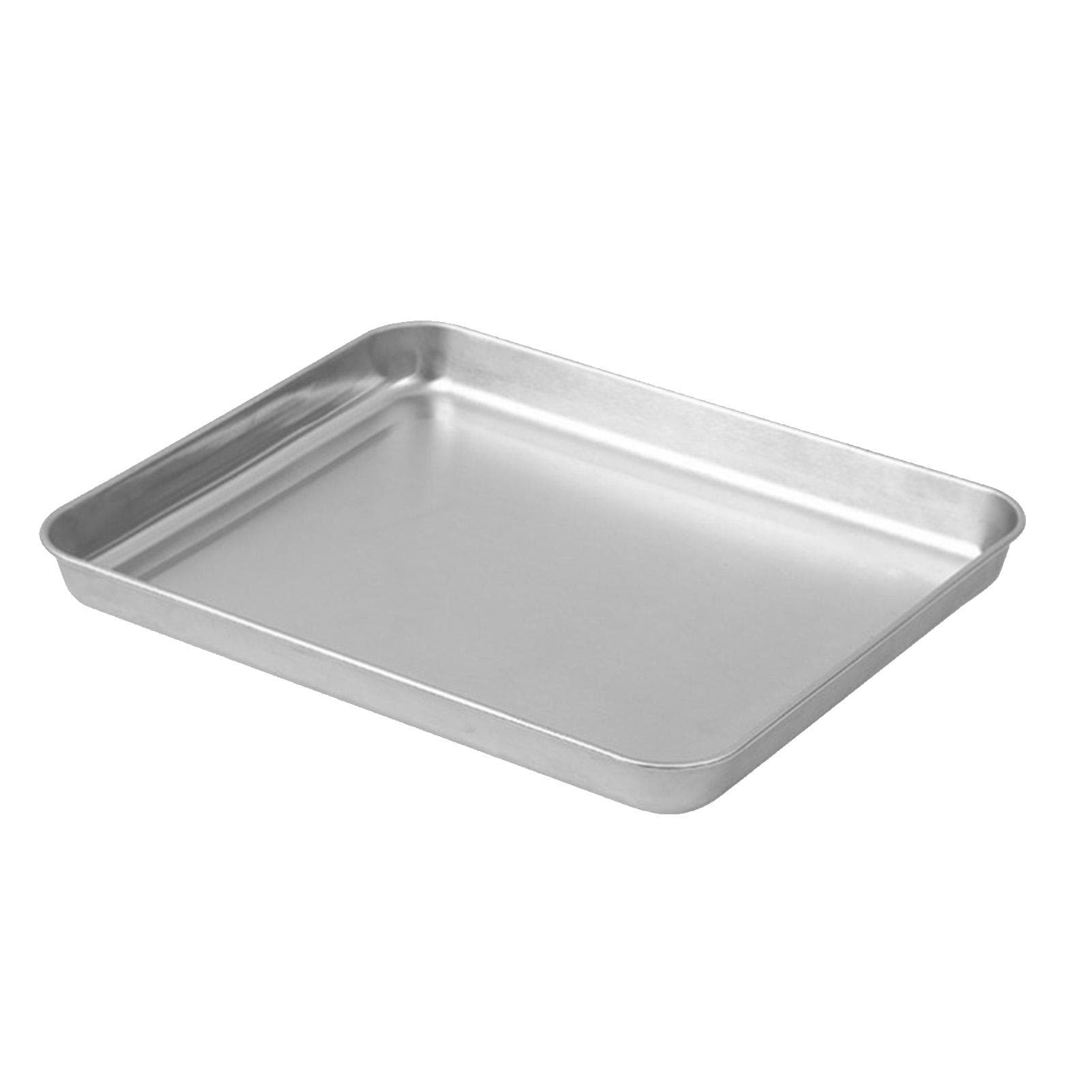 Stainless Steel Bread Tray Innovative Rectangular Barbecue Tray Thickened Baking Steam Tray Small Small