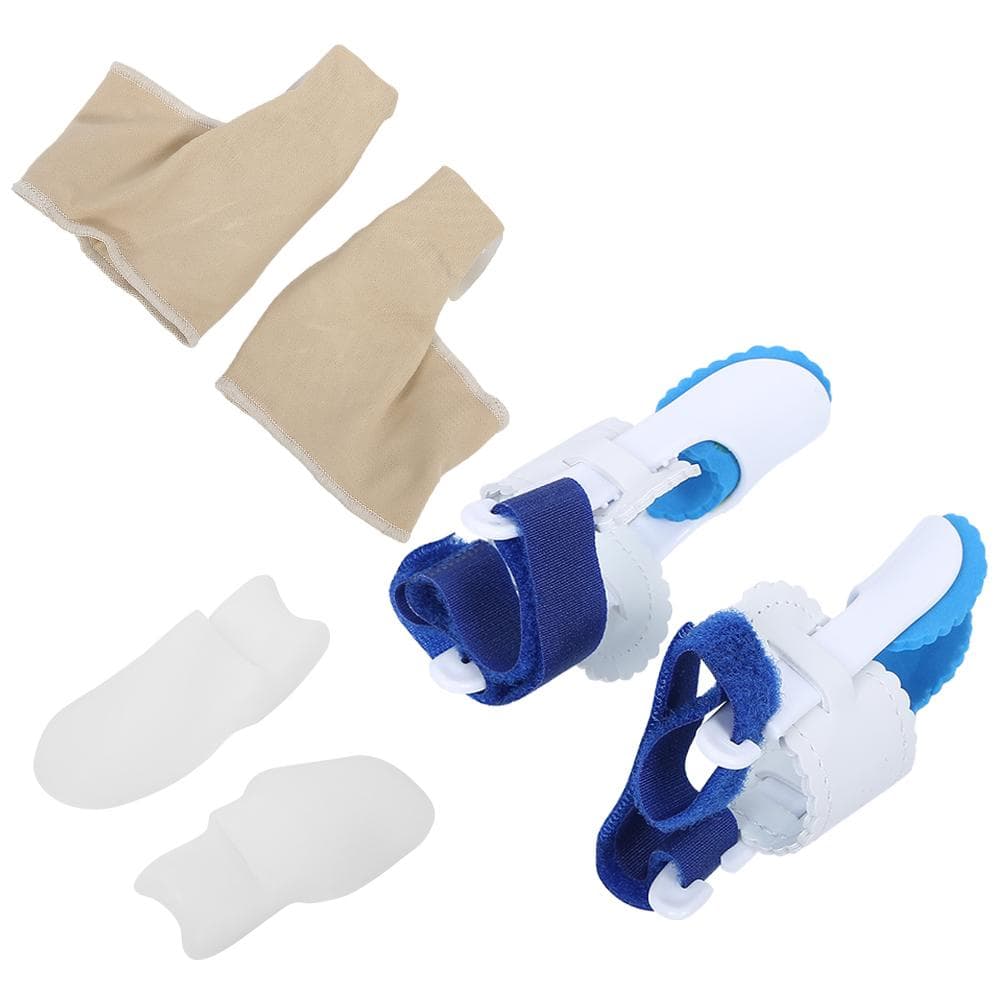 6pcs Hallux Valgus Corrector Bunion Splints Toe Straightener Separator for Foot Care