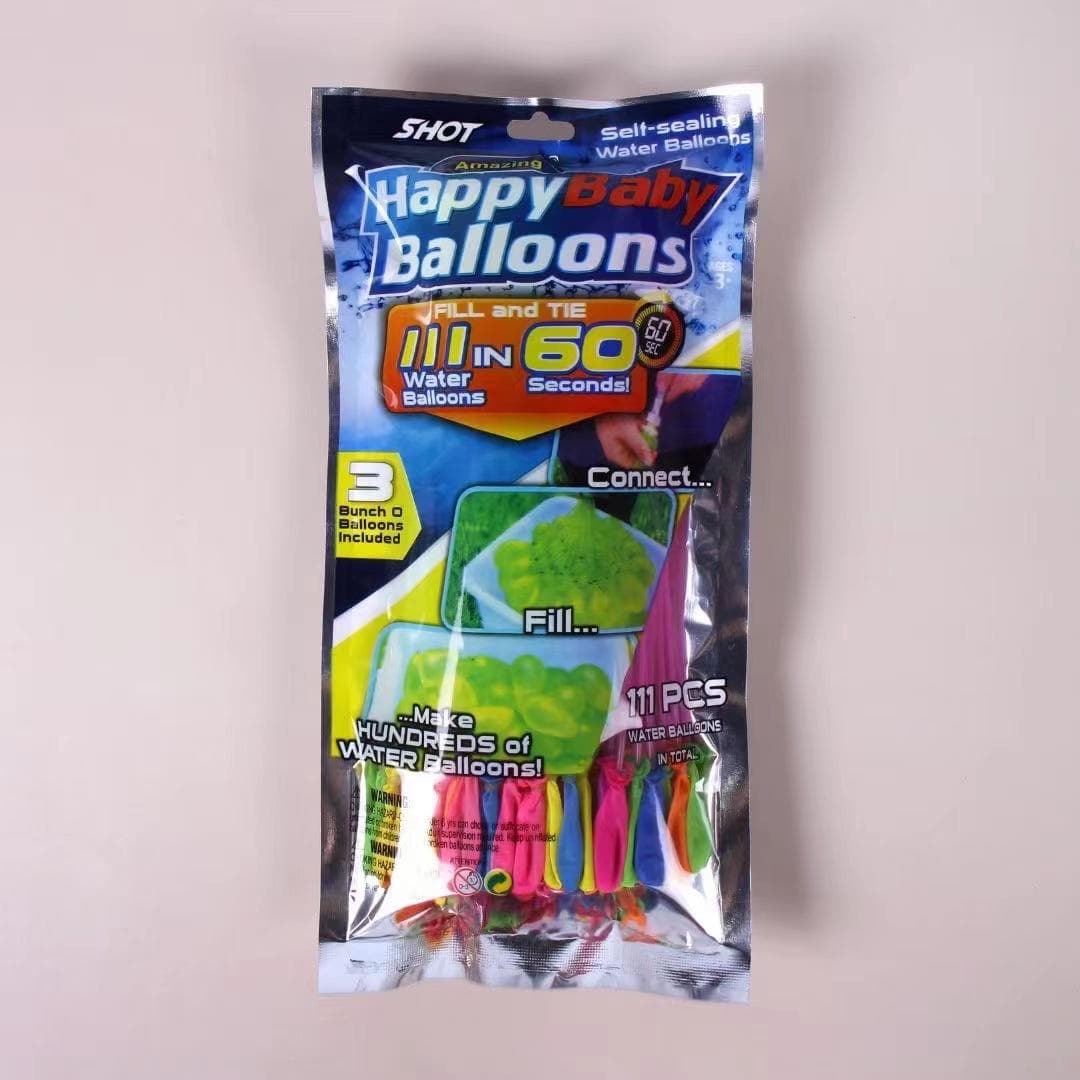 Funny Water Balloons Toys Magic Summer Beach Party Outdoor Filling Water Balloon Bombs Toy For Kids Adult Children 111PCS