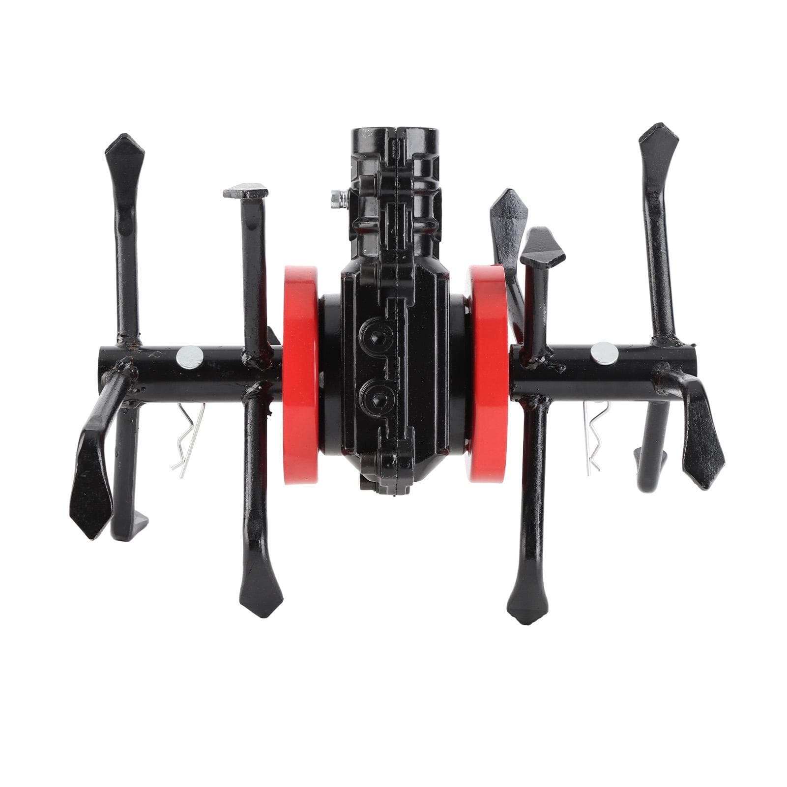 Cultivator Tool Wheel Aluminum Iron Alloy 6 Claw Multi Purpose Garden Deep Tilling Wheel for Grass