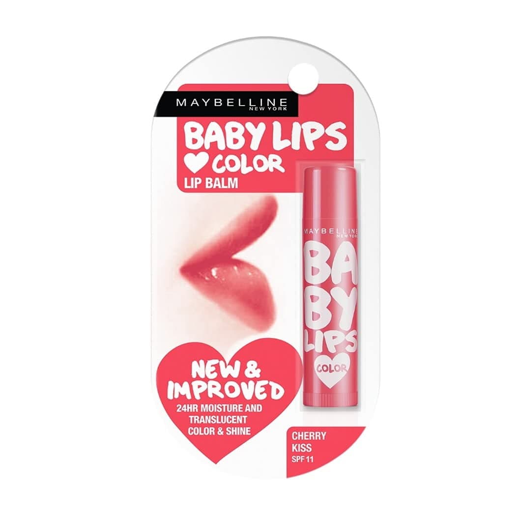 Maybelline New York Baby Lips Lip Balm, Cherry Kiss, 4g