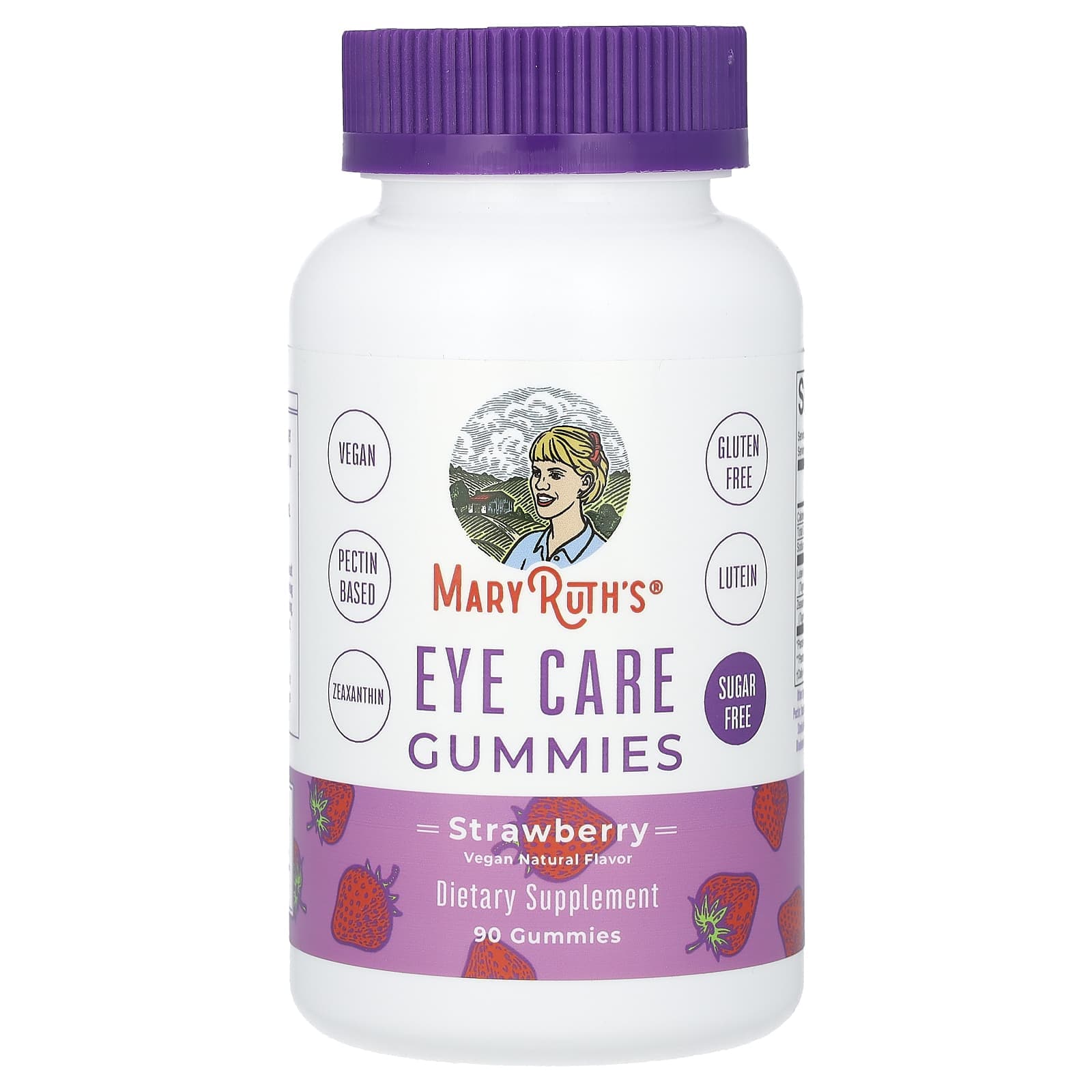 MaryRuth's, eye care gummies, strawberry, 90 gummies