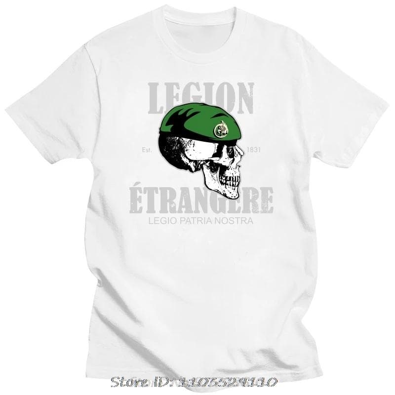 Men France Apedes Legio Patria Nostra T Shirt French Foreign Legion Cotton Clothing Tshirt Streetwear Tees Birthday Gift T-Shirt XXXXXL sky blue