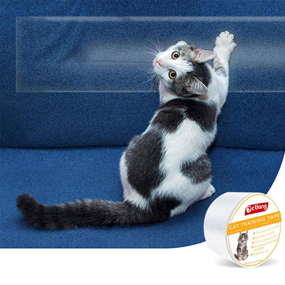 Anti-scratch Cat Tape Cat Scratch Deterrent Tape Clear Double-Sided Cat Transparent,M