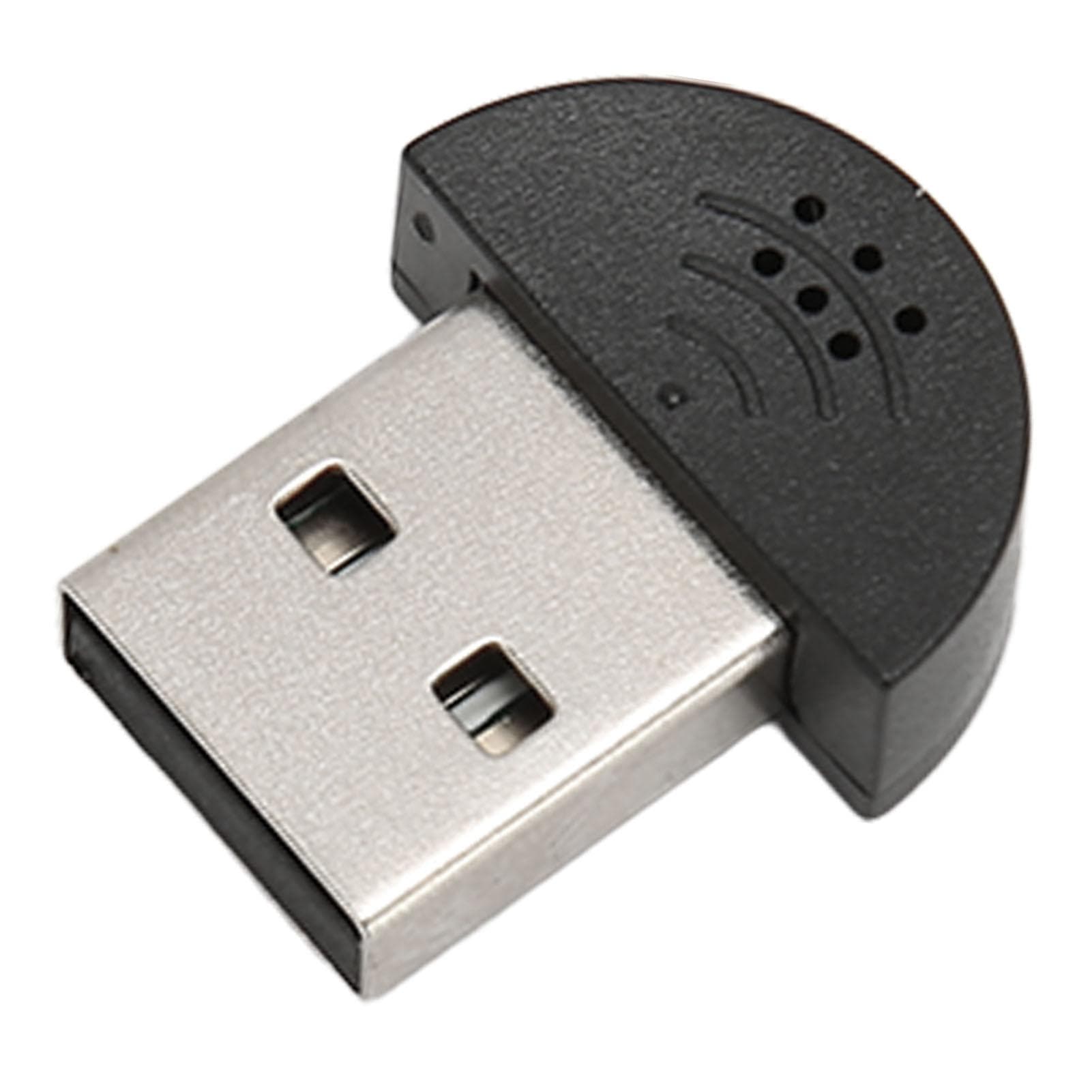 USB Mini Microphone Professional Plug and Play Noise Reduction 360 Degree Omnidirection Portable