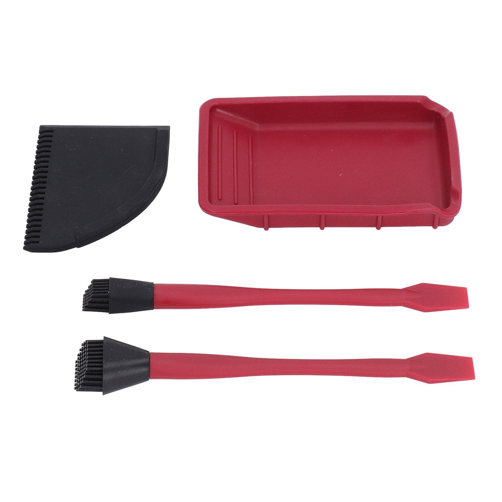 Complete Silicone Glue Kit Wood Glue Up Brushes Tray Comb School Gluing Spreader Applicator Set
