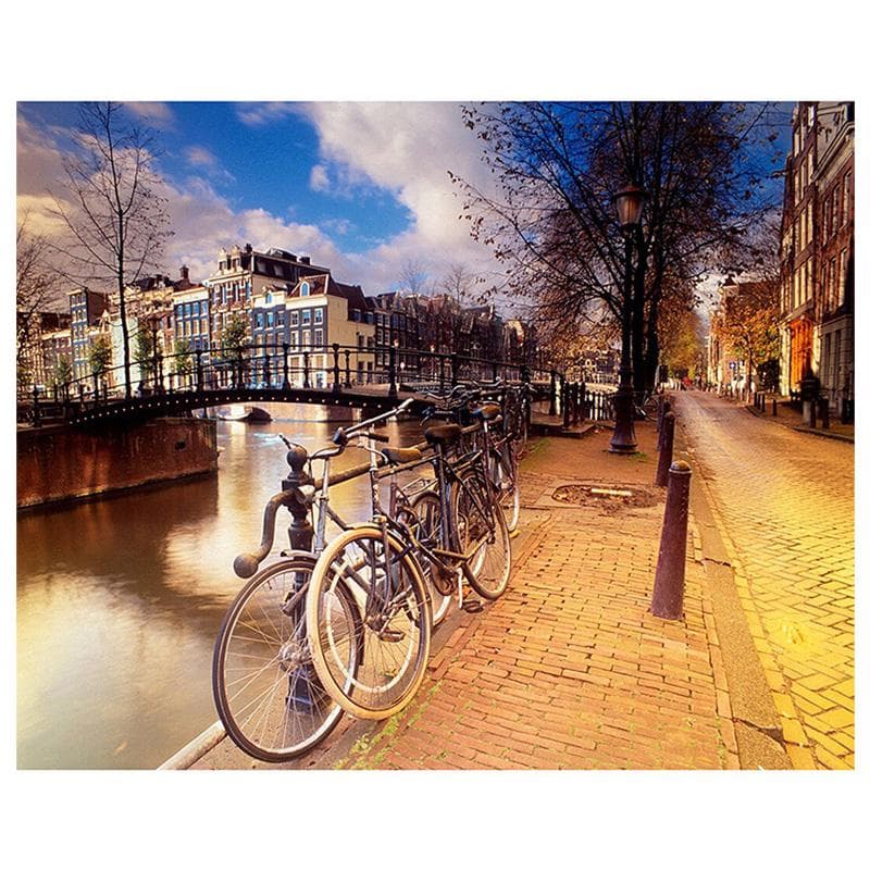 Diy 5D Diamond Painting City Landscape Full drill Diamond Embroidery Cross Stitch 20X30CM