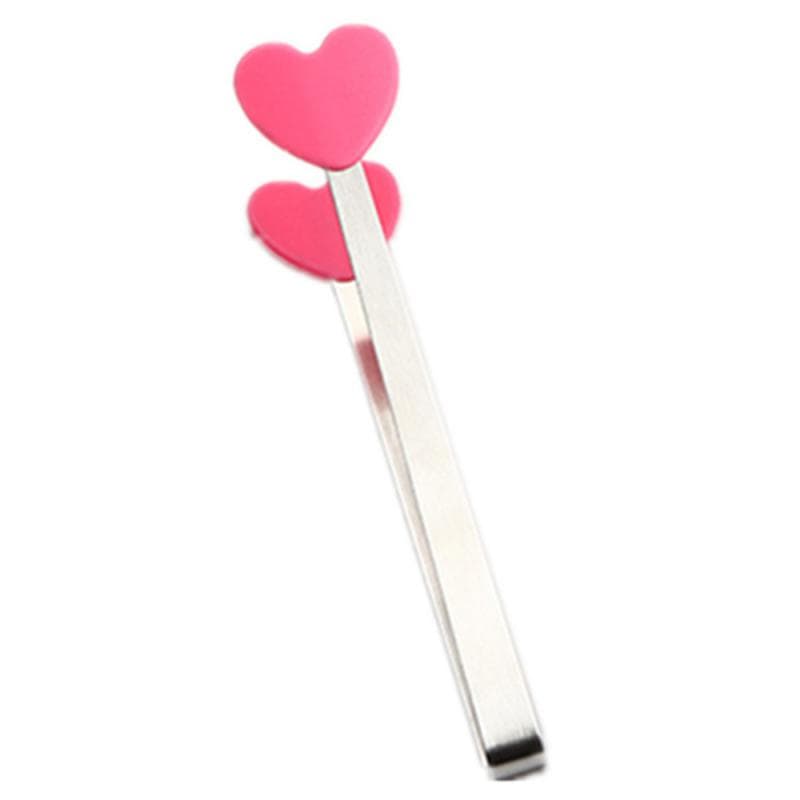 1PCS Kitchen Cooking Salad Bread Serving Tong Small Palm Household Items Kitchen Accessories Tools Food Clip Silicone Non-stick