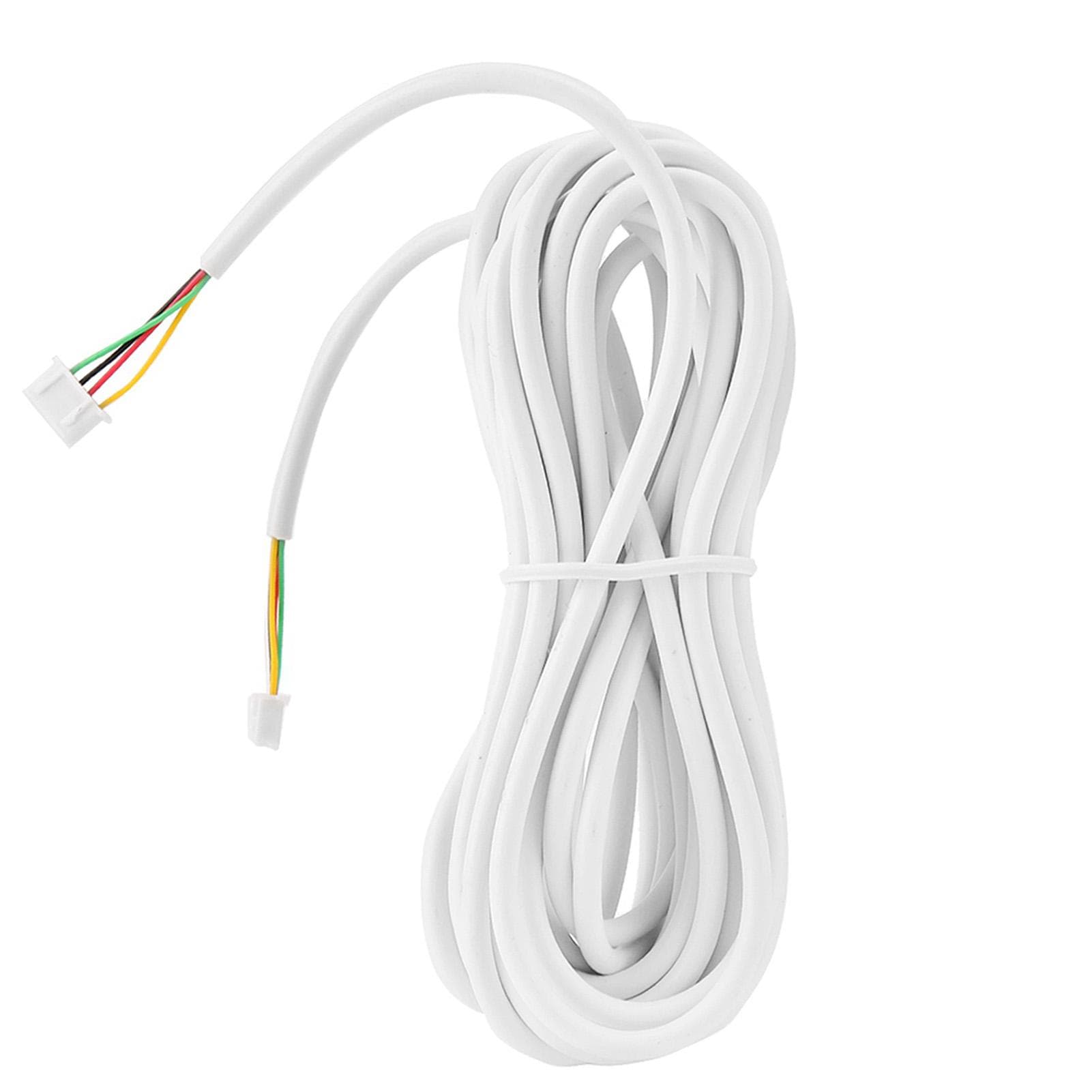 10m 0.3mm 4Core Round Flexible Copper Cable Fit For Video Doorbell Intercom System