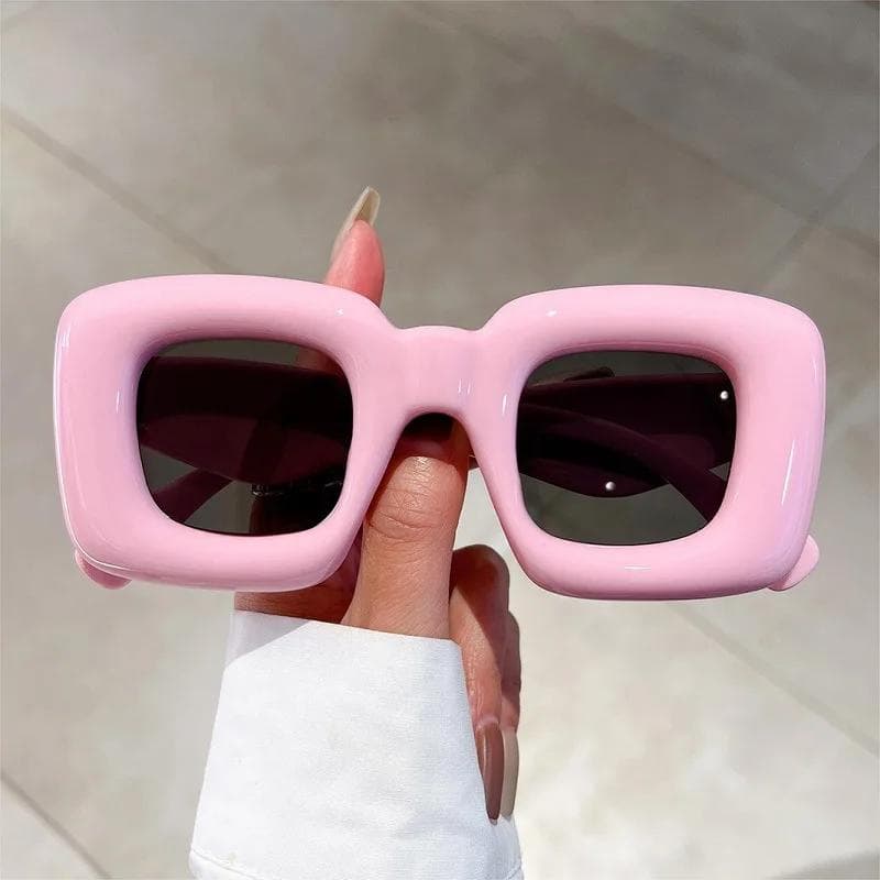 New Oversized Frame Sunglasses Women Fashion Funny Personality UV400 Sun Glasses Outdoor Street Photo Eyewear Oculos De Sol 1PC